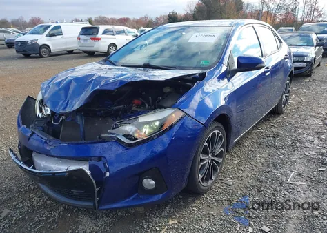 2015 Toyota Corolla S Plus from USA, damaged, VIN 2T1BURHEXFC465885